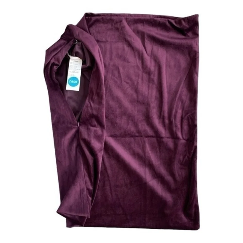 Nestl Purple Velvet Pillow Covers 24
